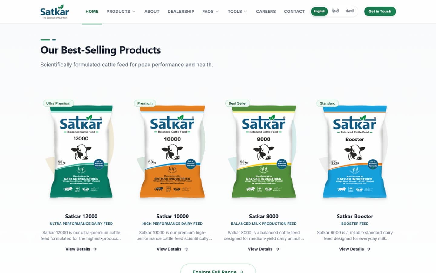 Satkar Feed — Best-sellers