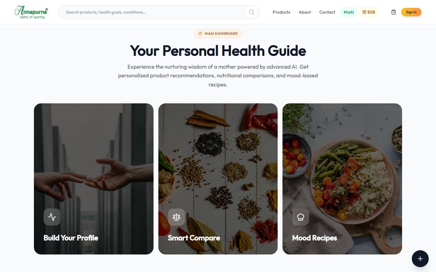 Annapurna Spices — MaAI — AI health guide