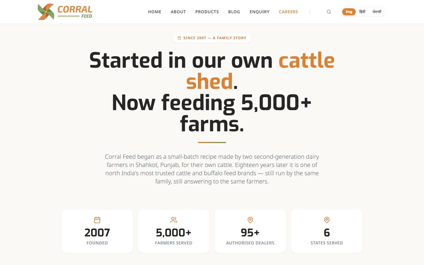 Corral Feed — About