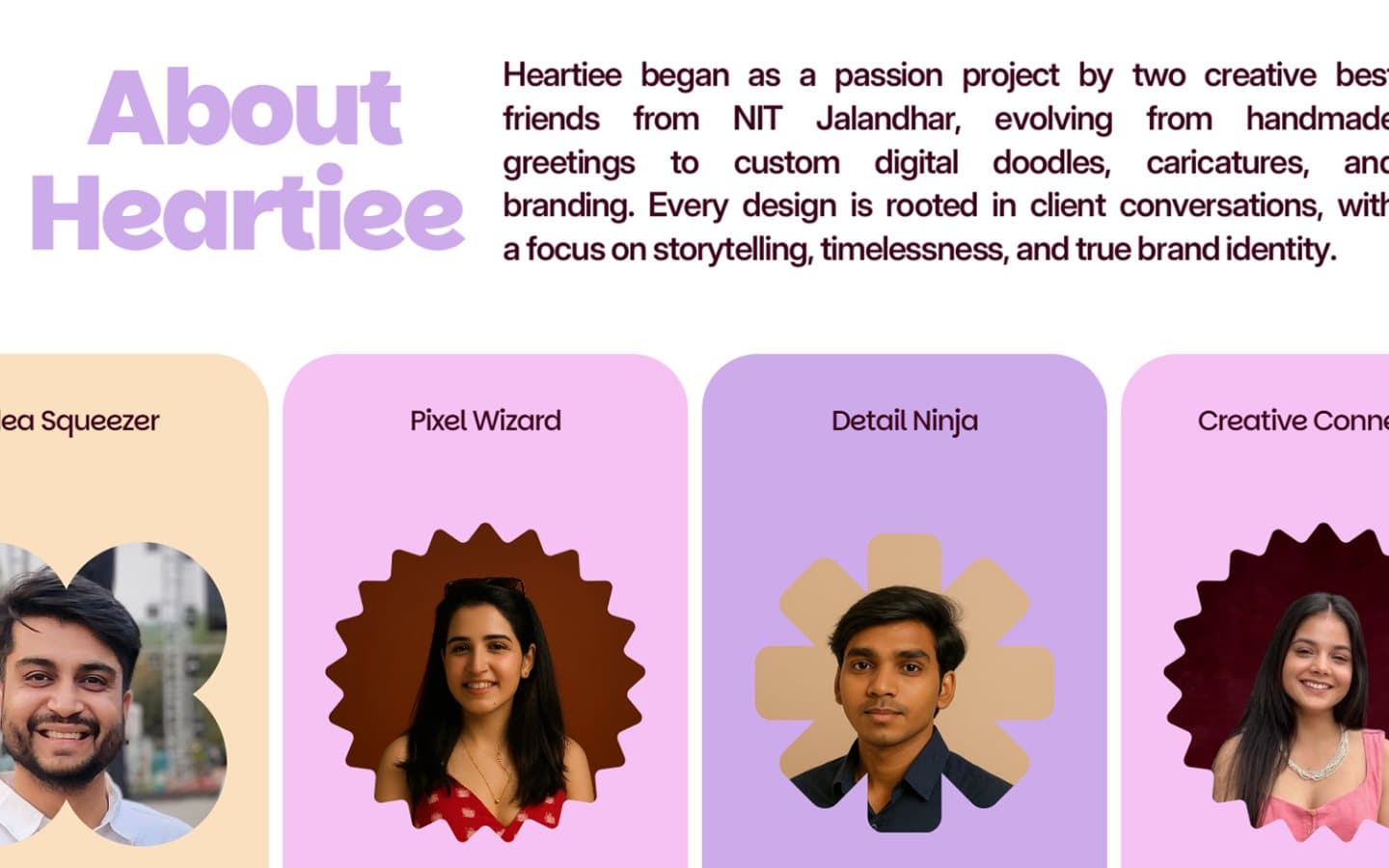 Heartiee — The team