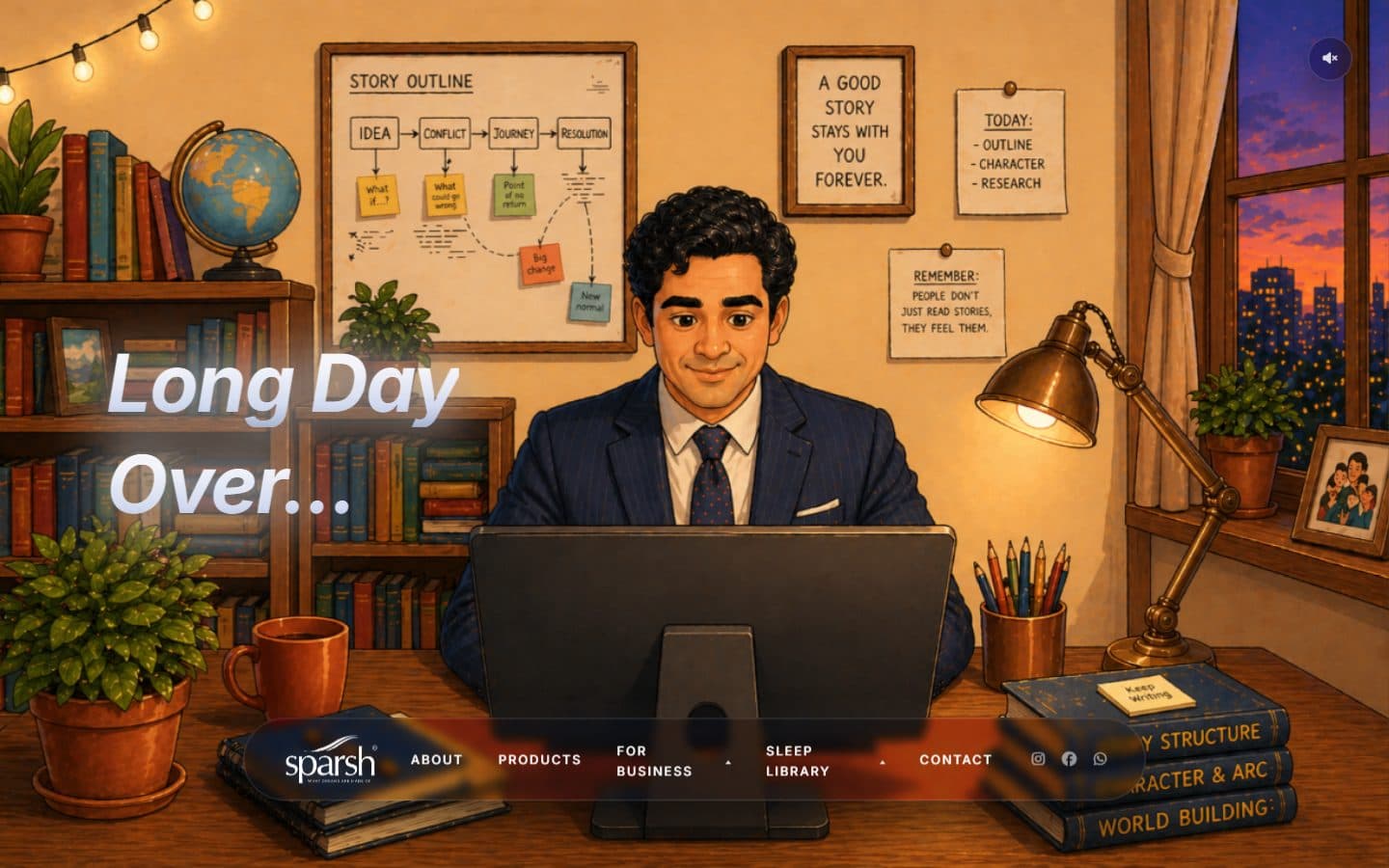 Sparsh Mattress — The story · a long day